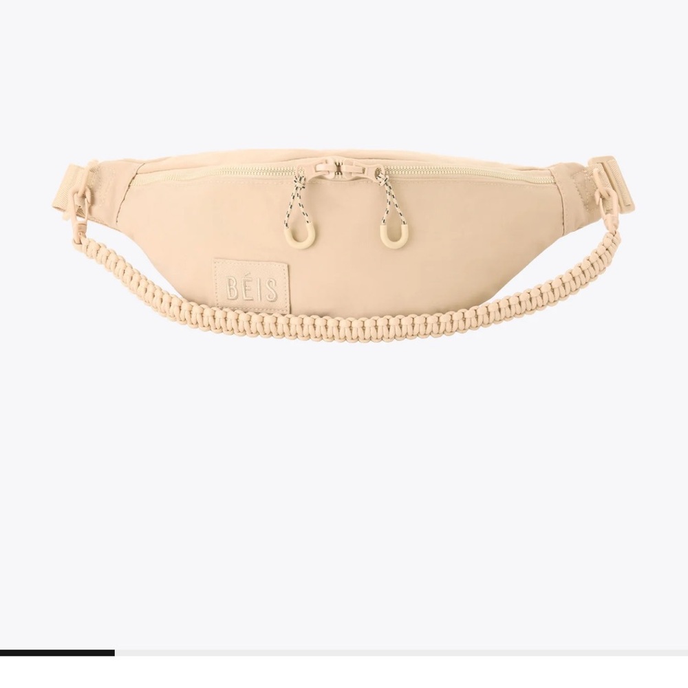BEIS Tan Belt Bag with Braided Strap